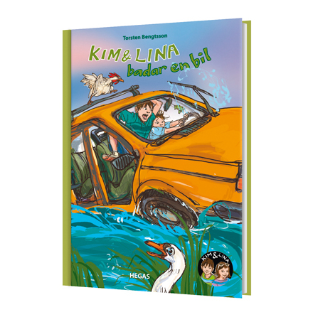Kim & Lina badar en bil