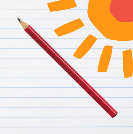 Jumbo grip - blyertspenna