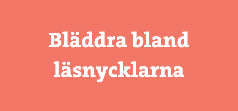 Bläddra bland läsnycklarna