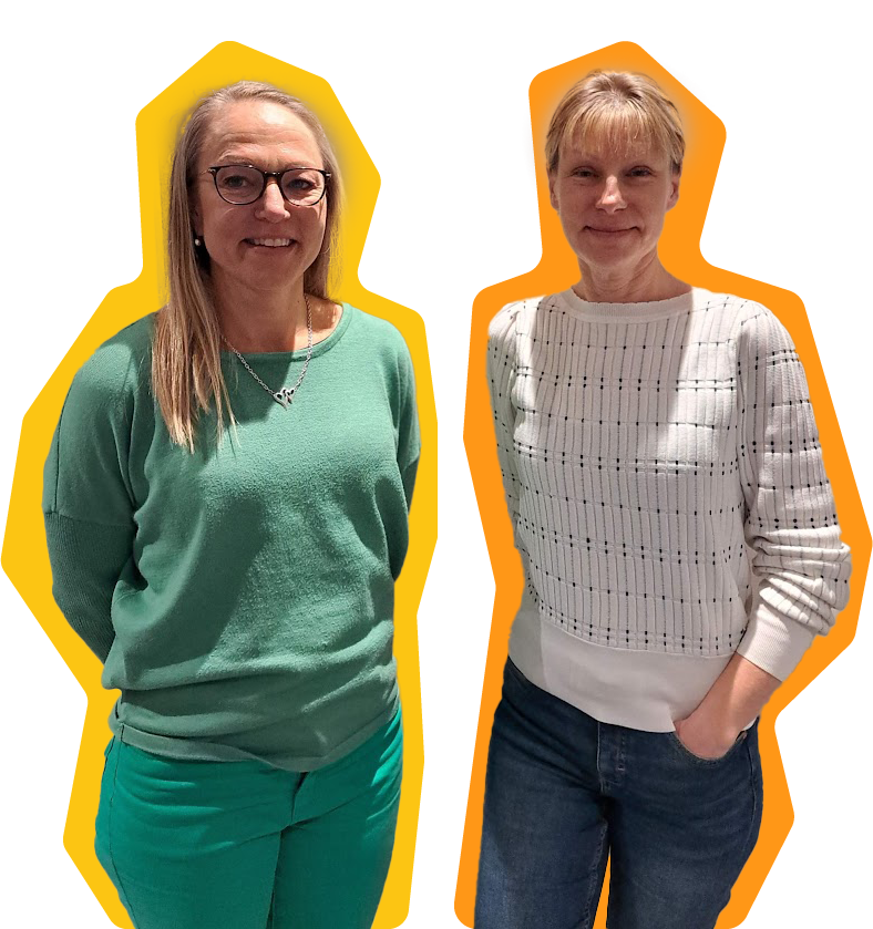 Mari Hasselblad och Carina Nilsson