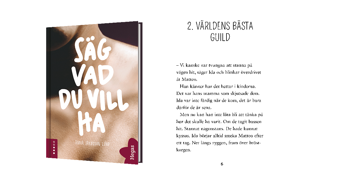 säg vad du vill ha inlaga